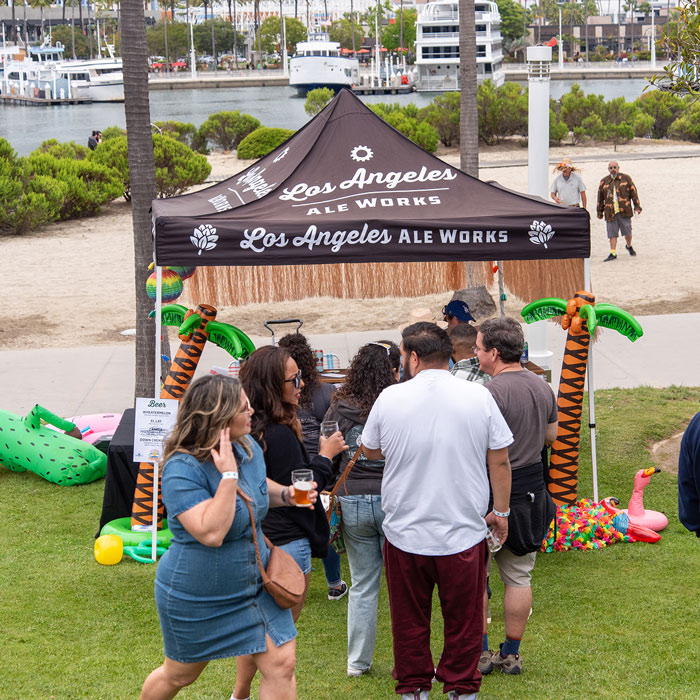 Beer festival tent