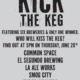 Kick the Keg flyer
