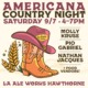 Americana Country Night Saturday 9/7 4-7pm Molly Kruse Pio Gabriel Music Nathan Jacques + food vendors la ale works hawthorne