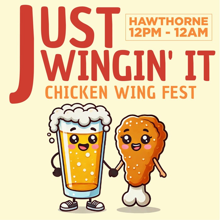 Just Wingin' It chicken wing festival at LA Ale Works Hawthorne