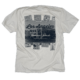 Tan shirt with historic halftone photo LA Ale Works Hermosa Beach logo