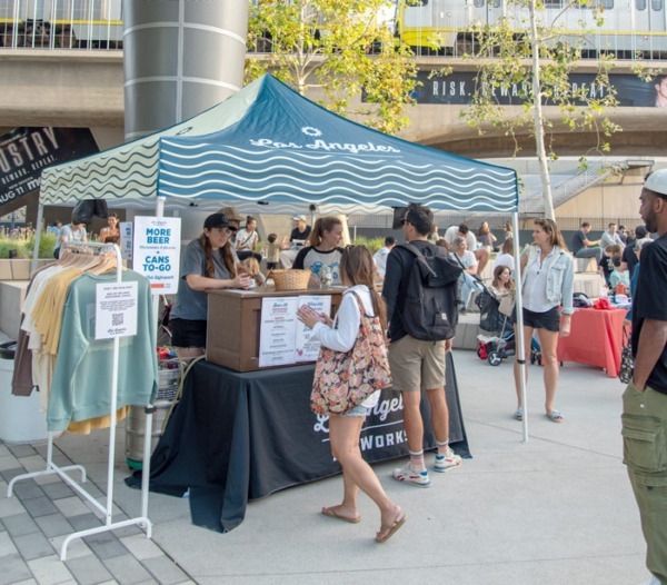 Ivy Station Night Market beer tent